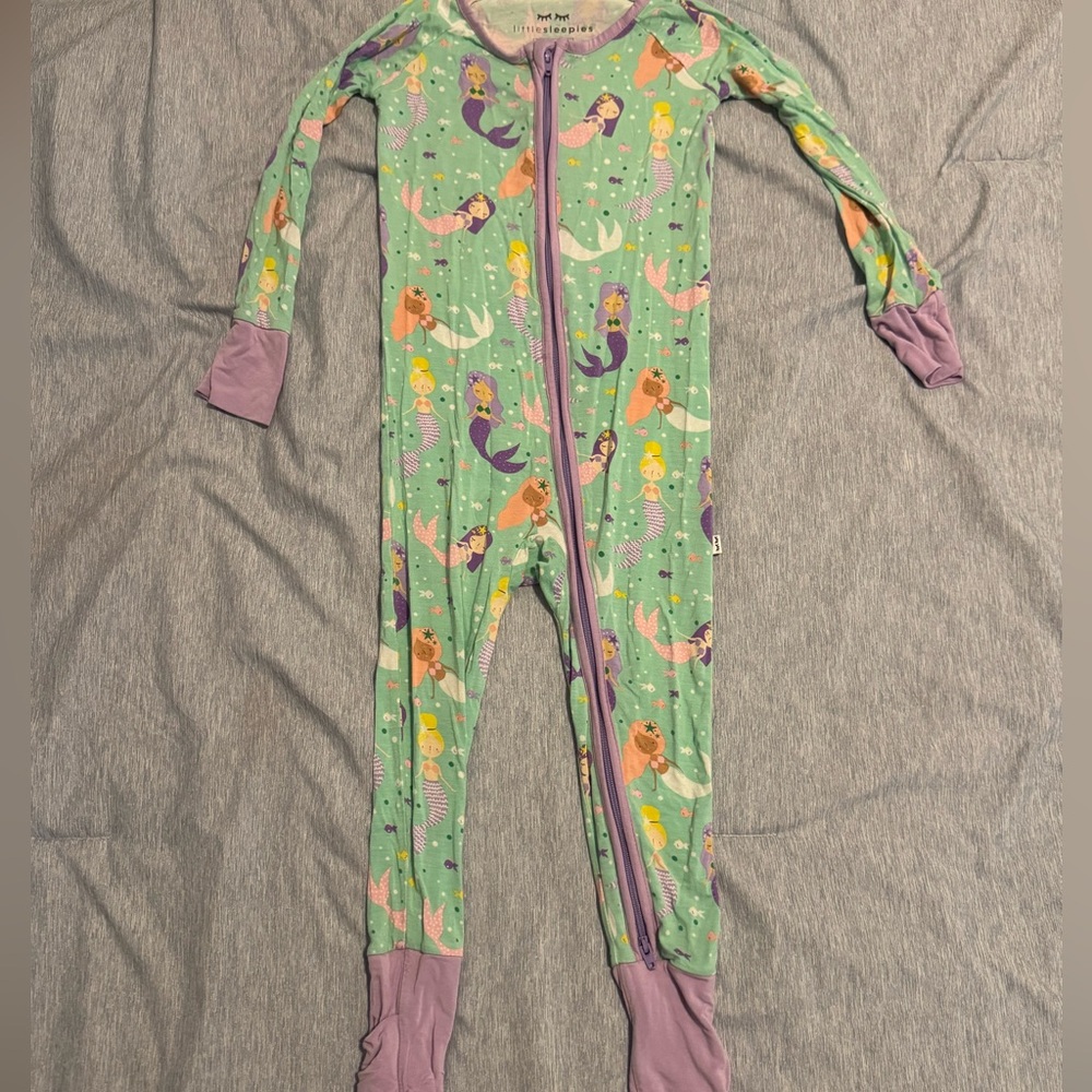 Little Sleepies Mermaid Zippy 2T